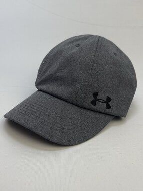 Under Armour Women's Multi Hair Cap Heathered Gray Open Back Ponytail Hat M/L